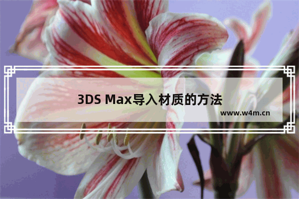 3DS Max导入材质的方法