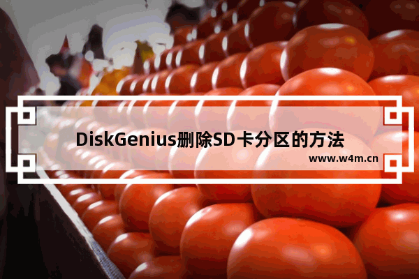 DiskGenius删除SD卡分区的方法