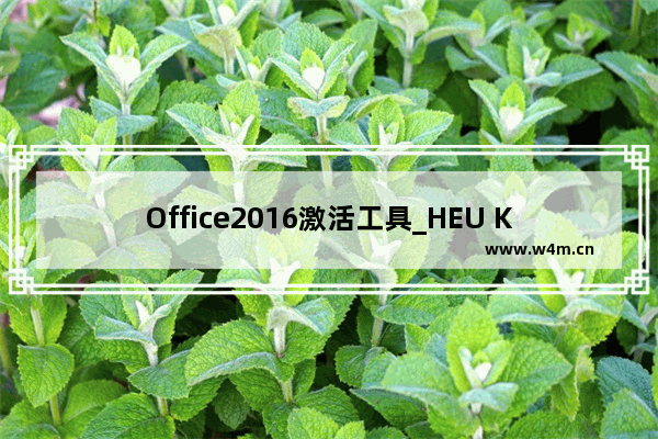 Office2016激活工具_HEU KMS Activator下载