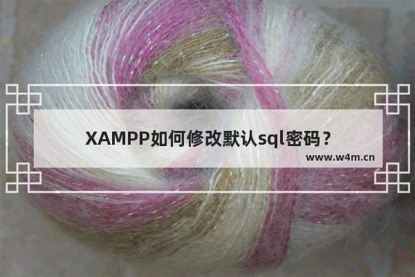 XAMPP如何修改默认sql密码？