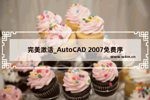 完美激活_AutoCAD 2007免费序列号下载