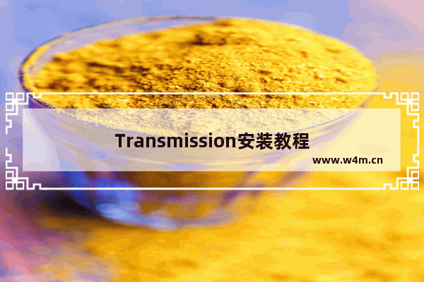 Transmission安装教程