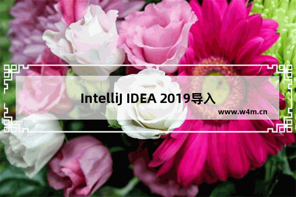 IntelliJ IDEA 2019导入项目的方法