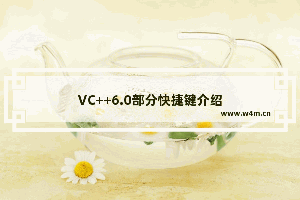 VC++6.0部分快捷键介绍