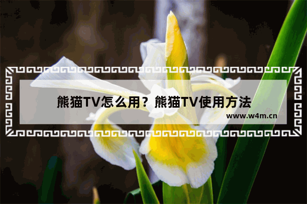 熊猫TV怎么用？熊猫TV使用方法