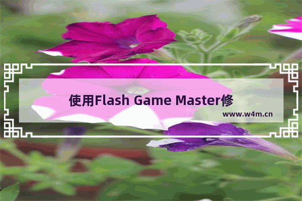 使用Flash Game Master修改游戏的方法