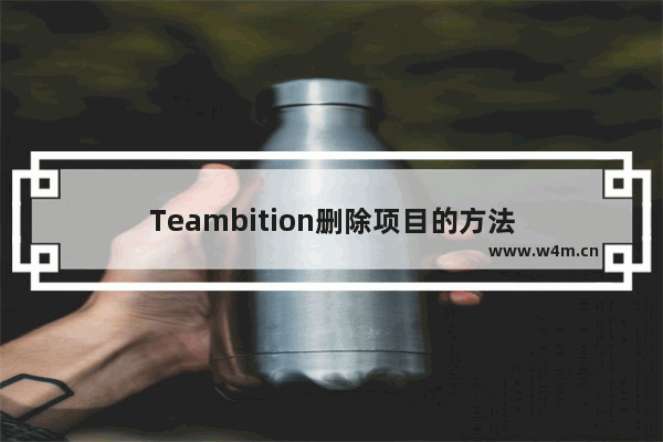 Teambition删除项目的方法