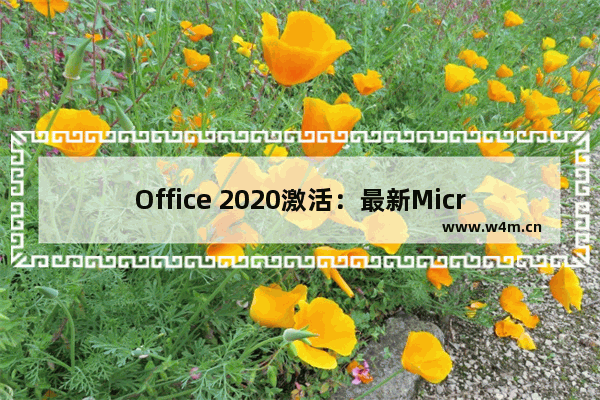 Office 2020激活：最新Microsoft Office 2020激活工具