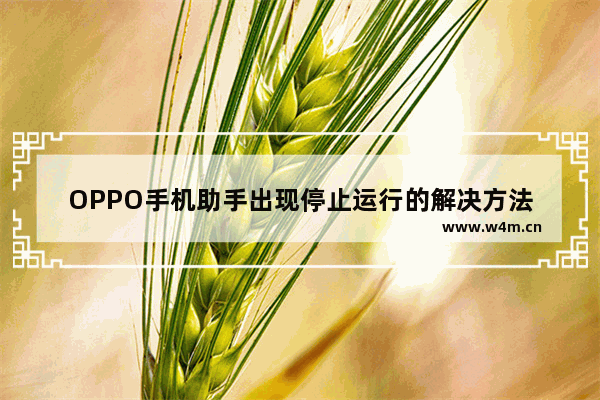 OPPO手机助手出现停止运行的解决方法