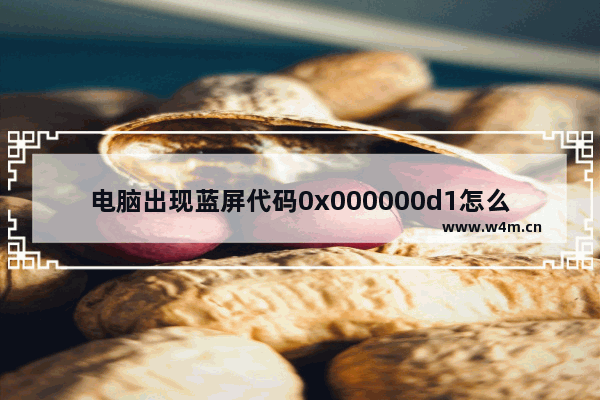 电脑出现蓝屏代码0x000000d1怎么解决 0x000000d1电脑蓝屏代码解决方法