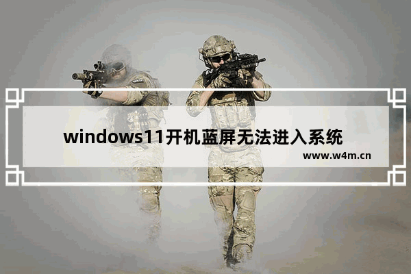 windows11开机蓝屏无法进入系统 windows11启动蓝屏无法进入系统怎么办