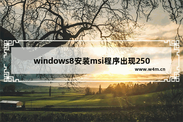 windows8安装msi程序出现2502、2503错误怎么解决