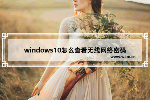 windows10怎么查看无线网络密码