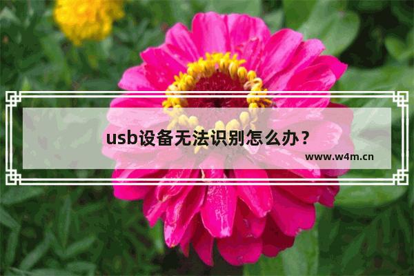 usb设备无法识别怎么办？