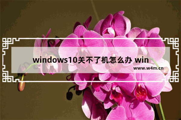 windows10关不了机怎么办 windows10关不了机怎么解决