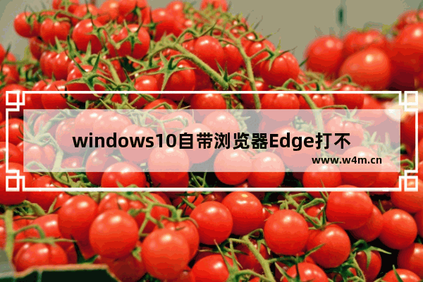 windows10自带浏览器Edge打不开网页的两种修复方法