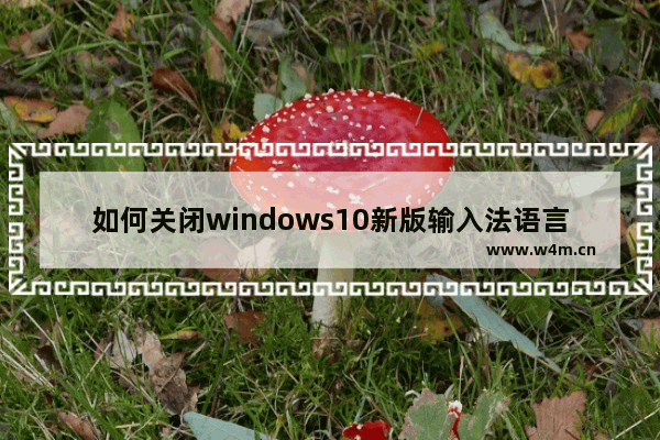 如何关闭windows10新版输入法语言栏 windows10关闭新版输入法语言栏