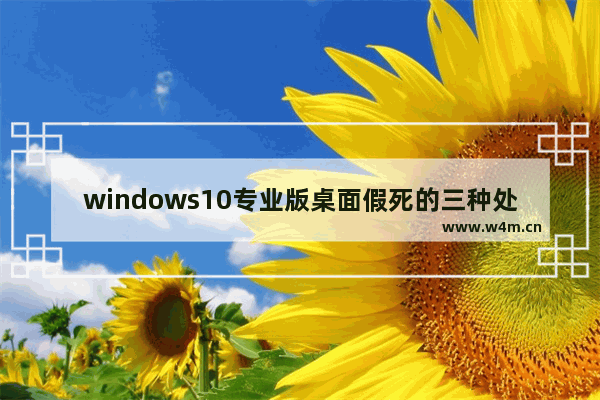 windows10专业版桌面假死的三种处理方法 windows10桌面假死怎么解决