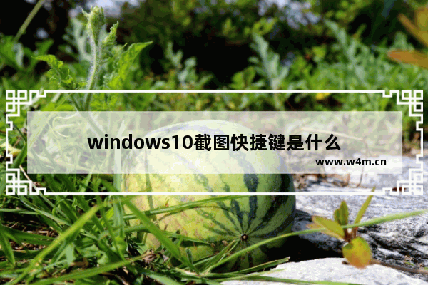 windows10截图快捷键是什么