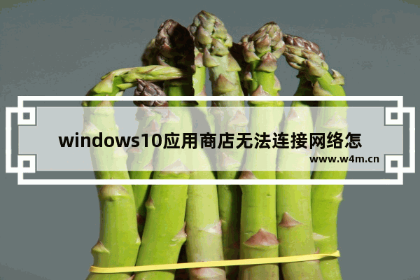 windows10应用商店无法连接网络怎么办