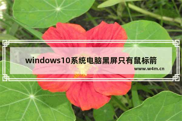 windows10系统电脑黑屏只有鼠标箭头 windows10电脑黑屏只有鼠标箭头怎么办