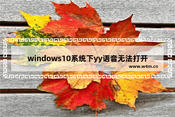 windows10系统下yy语音无法打开怎么解决 windows10系统下yy语音无法打开怎样解决