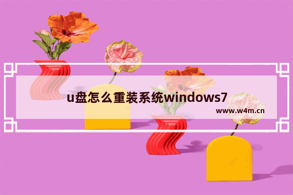 u盘怎么重装系统windows7