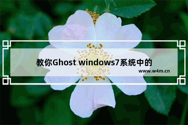 教你Ghost windows7系统中的ghost什么意思