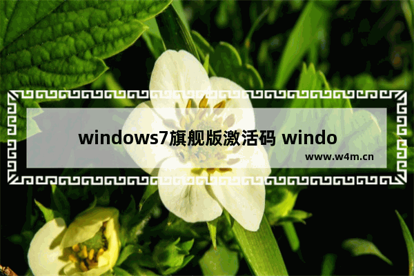 windows7旗舰版激活码 windows7旗舰版密钥永久版