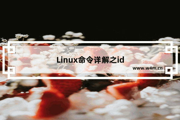 Linux命令详解之id