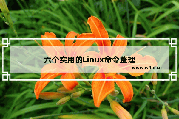 六个实用的Linux命令整理