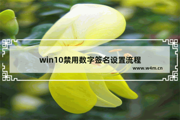 win10禁用数字签名设置流程