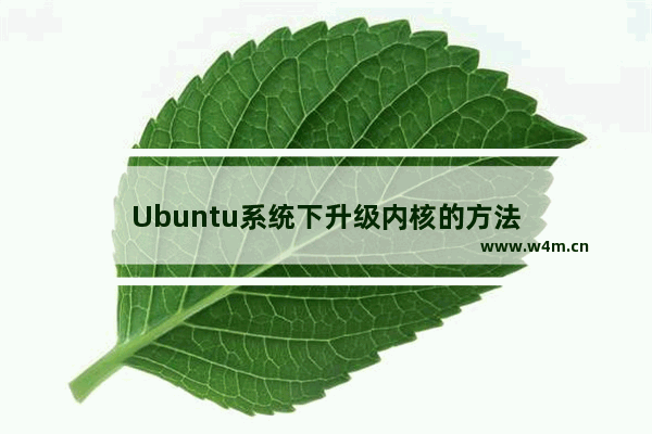 Ubuntu系统下升级内核的方法