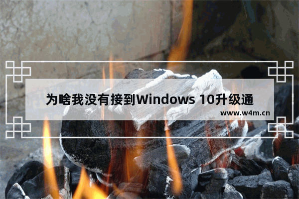 为啥我没有接到Windows 10升级通知?