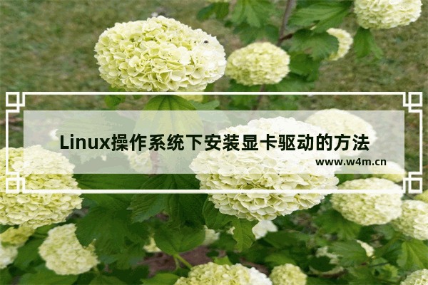 Linux操作系统下安装显卡驱动的方法