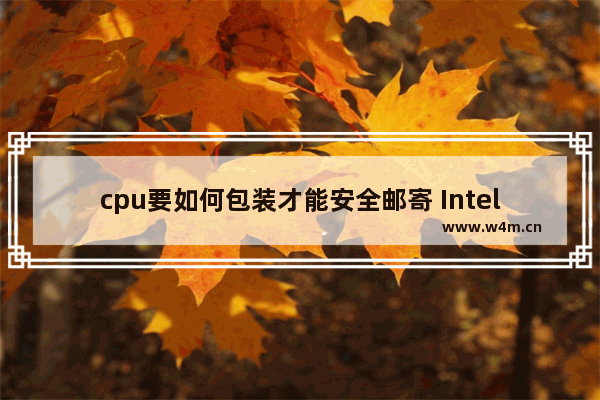 cpu要如何包装才能安全邮寄 Intel处理器静电电压是多少