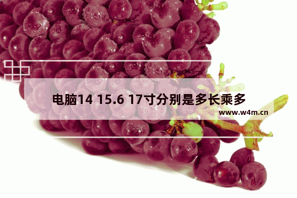 电脑14 15.6 17寸分别是多长乘多宽的 笔记本电脑有多大的