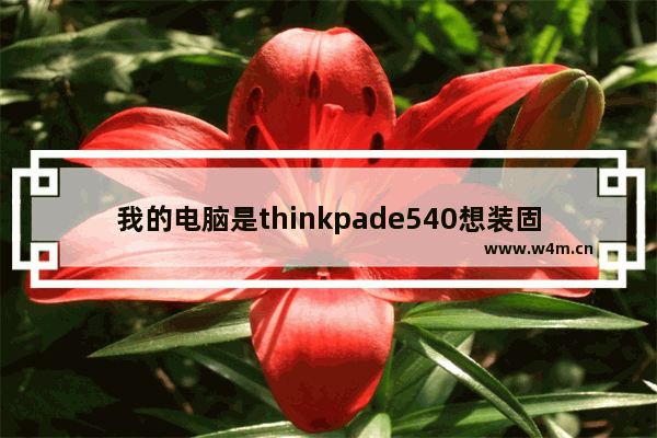 我的电脑是thinkpade540想装固态硬盘 e540固态硬盘接口