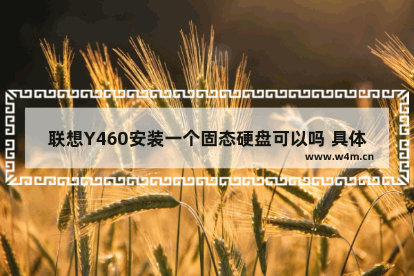 联想Y460安装一个固态硬盘可以吗 具体安装在什么位置呢 我的笔记本是联想的y460 想要升级一个固态硬盘 能直接升级吗