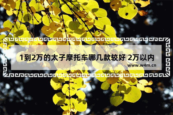 1到2万的太子摩托车哪几款较好 2万以内最好的国产落地音箱