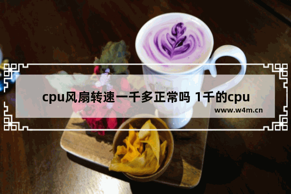 cpu风扇转速一千多正常吗 1千的cpu