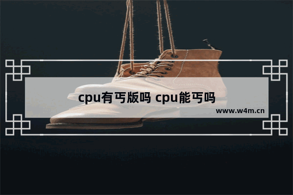 cpu有丐版吗 cpu能丐吗