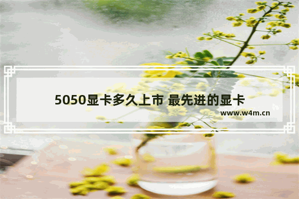 5050显卡多久上市 最先进的显卡