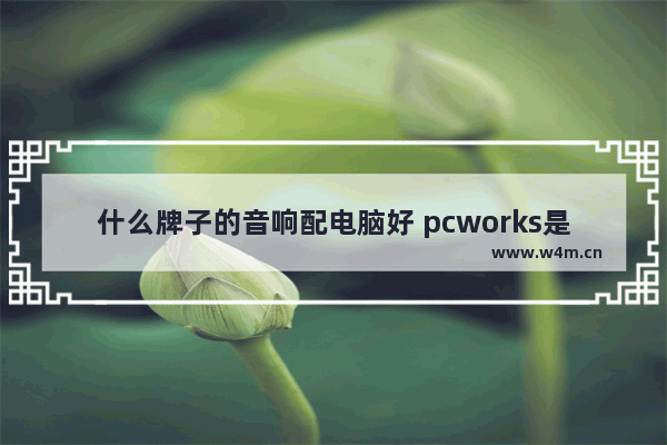 什么牌子的音响配电脑好 pcworks是什么牌子