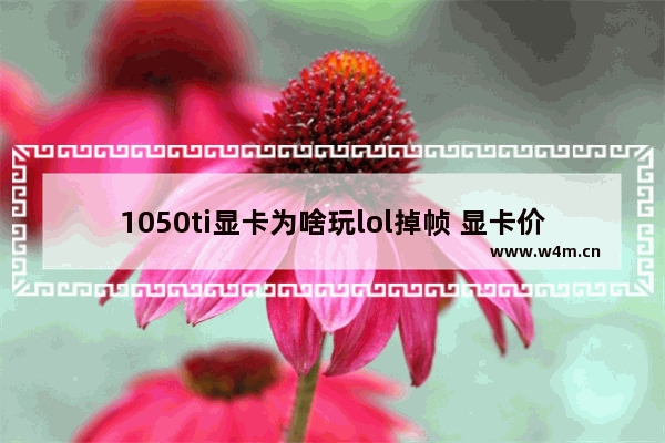 1050ti显卡为啥玩lol掉帧 显卡价格虚高