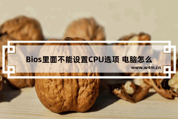 Bios里面不能设置CPU选项 电脑怎么选CPU