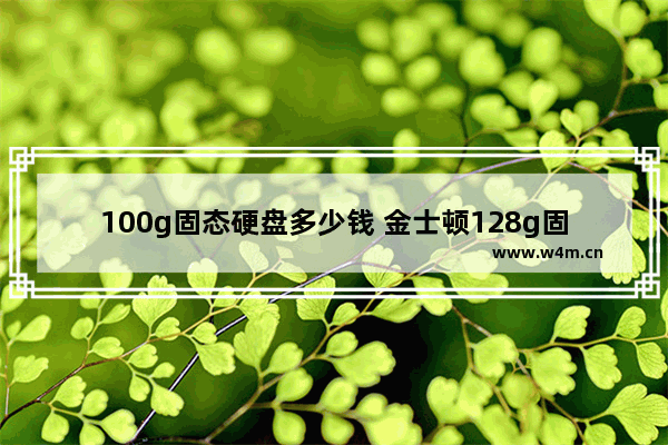 100g固态硬盘多少钱 金士顿128g固态硬盘多少钱