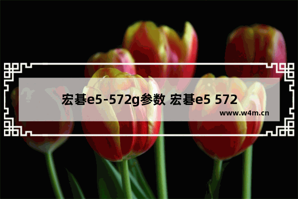 宏碁e5-572g参数 宏碁e5 572g固态硬盘