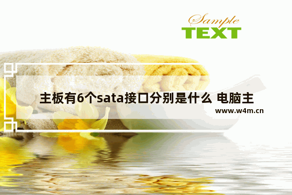 主板有6个sata接口分别是什么 电脑主板可以分为几种接口