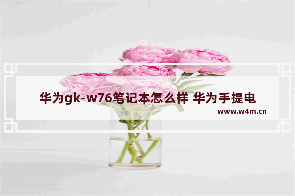 华为gk-w76笔记本怎么样 华为手提电脑买什么品牌好